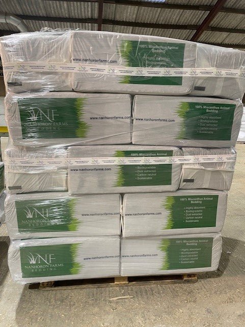 Miscanthus Animal Bedding PALLET 36s - Nanhoron FarmsAnimal Bedding